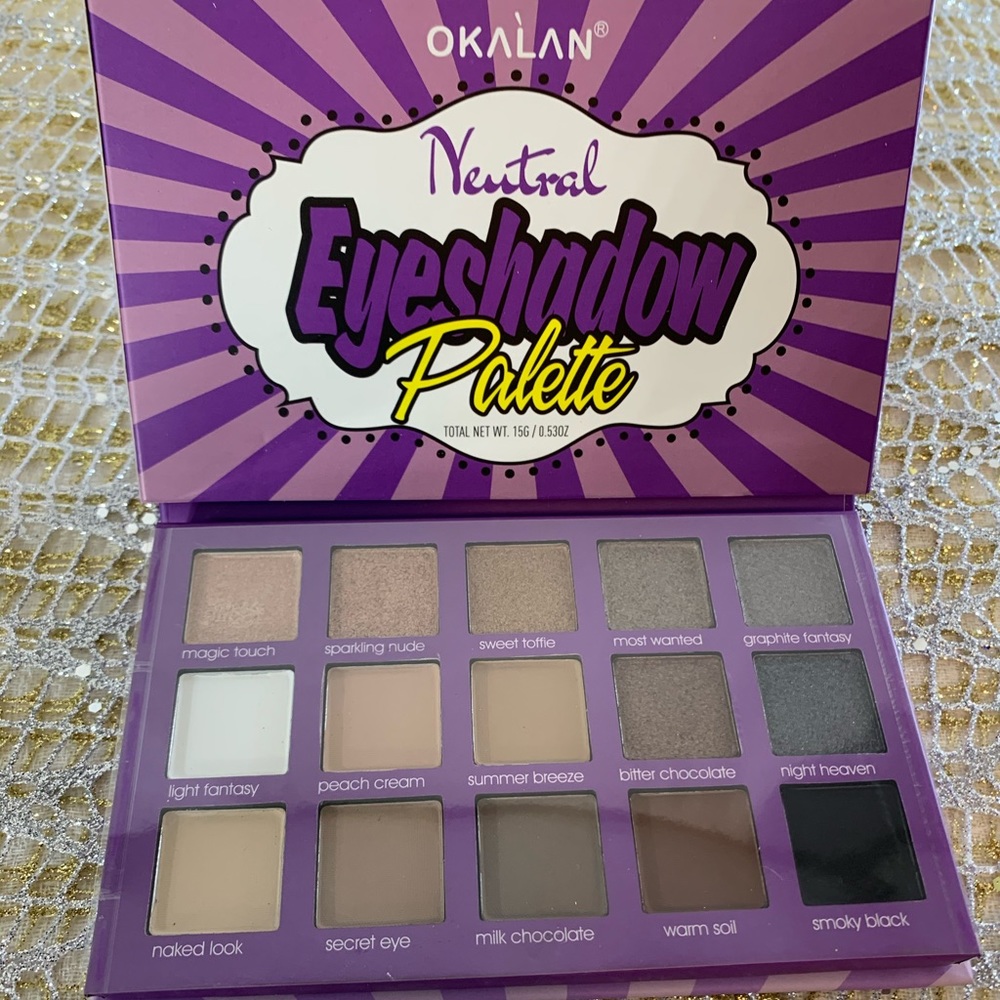 Eyeshadow palette 15 shades